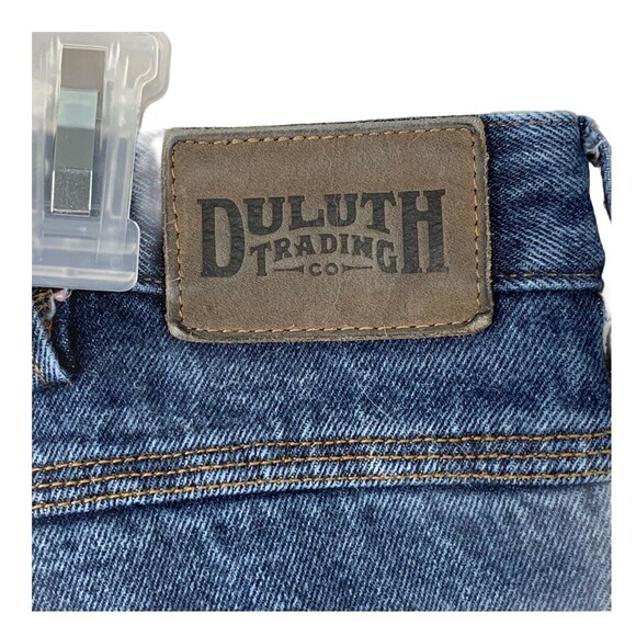 Duluth Trading Co Heavy Work Barn Jeans Men 40 X 27 Medium Wash Cotton - Picture 6 of 12